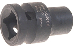 Kuuskantpesa 10 mm, 1/2", ROCKFORCE, RF-44510, L=40 mm, CrMo materjal, l&ouml;&ouml;git&uuml;&uuml;p