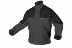 Darba jaka grafīta krāsā, HOGERT, HT5K284-3XL, 3XL (58), 97% kokvilna, 3% spandeks, 5 kabatas, ergonomiska, visu sezonu.