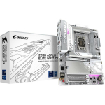 Gigabyte Emaplaat Z890 A ELITE WF7 ICE, 4x DIMM, 256 GB, 2x2 Wi-Fi 7, 2.5GbE LAN, 1x PCIe 5.0, 1x HDMI, 7.1 audio