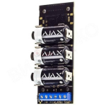 Ajax Moodul 38184, 100 &times; 39 &times; 22 mm, 0.074 kg, 3 CR123A patareid, t&ouml;&ouml;temperatuur +50&deg;C kuni -25&deg;C, niiskus kuni 75%