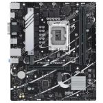 Asus Emaplaat PRIME B760M-K, LGA 1700, DDR5-SDRAM, 96 GB, 2 DIMM, 2 M.2, 4 SATA III, 2.5 Gb Ethernet, 7.1 heli