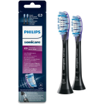 Philips Hambaharjade pead HX9052/33, 2 tk, Pehmed harjased, Must v&auml;rv, Kummimaterjal, Nutikas režiimi paaritus