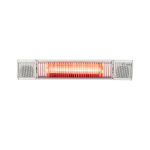 Elektriline infrapuna terrassisoojendi Bluetooth k&otilde;larite ja LED valgustusega 2000W IP65 Heat and Beat White Eurom