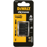 Dewalt FLEXTORQ T40 kruvikeeraja ots DT7373-QZ 25 mm, 5 tk, k&otilde;va teras, Torx, 1/4" &uuml;hendus