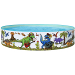 Bestway Bassein Bestway Fill N Fun 7347652, &Oslash; 183 x 38 cm, 946 l, vastupidav PVC, dinosauruse disain, remondipatch