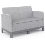 Keter Aia diivan kahele Scandi Form 29214709ECN, 124,5cm x 77,5cm x 73,0cm, 110kg, 11,67kg