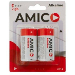 Amico Aku C 9141816, 2tk, keskkonnas&otilde;bralik, alumiiniumfooliumkattega, pikaajaline kasutamine