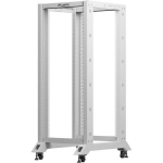 Lanberg Avatud rack 19" 27U OR01-6827-S, 600x800mm, RAL7035, 4 vertikaalset paigaldusrauda