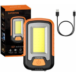 Superfire G21 t&ouml;&ouml;lamp, 650lm, USB, 10W, 1800mAh, IP43, 8h, 5,5h laadimine, 180g, 3 režiimi