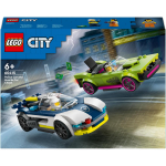Lego Konstruktor 60415, 213 tk, Politseiauto, muskelauto, alates 6. eluaastast, plastmass