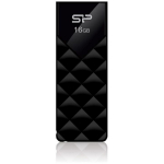 Silicon Power Ultima U03 USB m&auml;lupulk SP016GBUF2U03V1K, 16 GB, USB Type-A, 2.0, must, 256-bit AES, CE/FCC/BSMI