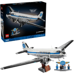Lego ICONS 11378 Douglas DC-3 PAN AM lennuk, 1903 tk, 4 minifiguuri, 18+ aastat