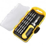 Fieldmann kruvikeeraja FDS 1011-22R, 22 tk, 50 mm pikendus, 4xSL 25 mm, 4xPH 25 mm, 4xPZ 25 mm, 4xTX 25 mm, 4xH 25 mm