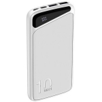 Navitel PWR10 MX White, 10000mAh, 3.7V, 37Wh, 2xUSB-A, kahepoolsed USB-C, mikro-USB, &uuml;lekoormuse kaitse