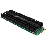 Raidsonic | ICY BOX | M.2 SSD jahutuskomplekt, IB-M2HS-701, 8g, Alumiinium, Must, &Uuml;hildub PC/PS5, Kaasas termilised padjad