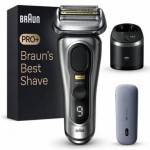 Braun Meeste Habemeajaja 9577CC, 0.65kg, Aku, 60min laadimine, 60min aku t&ouml;&ouml;aeg, Kuiv/ M&auml;rg habetajamine, Sisseehitatud trimmer