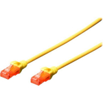 Digitus patch kaabel DK-1617-020/Y, 2m, RJ-45, halogeenivaba, vormitud, takistusteta, pingutus kaitse