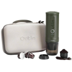 Outin Nano A000011, 7500mAh, 20 baari, 92&deg;C, 80ml, 200s, USB/12V/24V, kohvimasin, roheline, &uuml;mbrisega