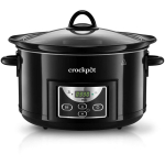 Crock-Pot aeglane pliit SCCPRC507B-050, 4.7L, 220W, digitaalne taimer, klaasist kaas, keraamiline kauss