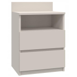 Top E Shop MALWA M1 KASZMIR &ouml;&ouml;kapp, M-MP-SN-MAL-M1-KASZ, 320mm, 400mm, 590mm, 2 sahtlit, riiul, lamineeritud puitlaastplaat, 16mm