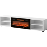 Cama Meble telerikapp POLO 205015, 1800x330x390 mm, 2 riiulit, elektrikamin, 1400-1600 W, 220-240 V, 16-28 &deg;C, valge