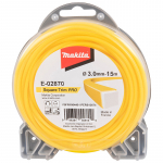 Trimmeri joon nelinurkne PRO 3,0mm x 15m E-02870 MAKITA