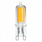 LED pirn AG, G9, COB, 3000K, 2,5W, AC220-240V, 360&deg;, 250lm, 27mA LD-G93WE25-30 GTV
