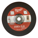 AKMENS GRIE&Scaron;ANAS DISKI PRO+, STONE CUTTING DISC PRO+ CC42 230X3MM-1PC, 4932451500 MILWAUKEE