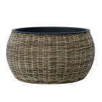 Puķu pods WICKER D48xH26cm, gai&scaron;i brūns 38214