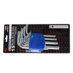 TORX L-kujuliste v&otilde;tmete komplekt, FORSAGE, F-5151, 15 osa (T6-T60), kroomitud, CR-V materjal