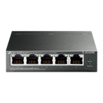 5-Port Gigabit Easy Smart Switch 4-Port PoE+ ga, TP-Link, TL-SG105PE, 4, 65W