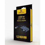 Gembird USB adapter A-USB3-HDMIVGA-01 1 HDMI, 1 USB 3.0, hall