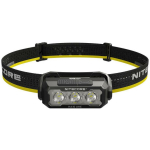 Nitecore HA15 UHE LED pealamp, 400 lm, 43 g, 6 lampi, 1100 mAh aku, USB laadimine, 114 h t&ouml;&ouml;aeg