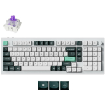 Keychron Q5H-P1 klaviatuur, traadita, RGB LED, 1000 Hz, 2.4 GHz, Bluetooth 5.2, alumiinium, ISO, 4000 mAh, 1.8 m