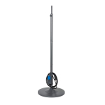 P&otilde;randastatiiv terrassisoojendile reguleeritav kukkumiskaitsega 138-175cm &Oslash;47cm Floorstand Tip-over Round Base Eurom