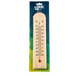 Besk Termomeeter 9073025, 260mm, -40&deg; kuni +50&deg;C, puit, v&auml;listingimustes ja siseruumides