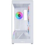 Lian Li Korpus G99.V100RW.01, Midi Tower, valge, 3x 120mm k&uuml;lgventilaatorit, 1x 120mm tagaventilaator, 420mm GPU