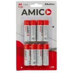 Amico Aku AA 9141823, 8tk, pikaealine, keskkonnas&otilde;bralik, alumiiniumfooliumi kate