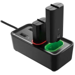 Subsonic Kahekordne Laadija ja Keskus SA5704-SX, 2x1200mAh, 10h, laadimisaeg 5h, 2xUSB 2.0, &uuml;hilduv Xbox Series X/S, Xbox One