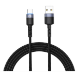 Tellur USB Type-C LED kaabel, TLL155363, 1.2m, 5V/3A, 480Mbps, nailon, kiire laadimine