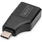 Digitus 4K USB adapter AK-300450-000-S, 4K30Hz, USB-C isane, HDMI-A naine, must