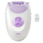 Braun Epilaator SE3-000, 2 kiirus, 20 pintsetti, 1 otsik, kuiv epilatsioon, valgustus