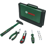 BOSCH 1600A02BY3 EasyStarter 14-osios k&auml;si-t&ouml;&ouml;riistade komplekt, 300g haamer, 10 otsikut, riidest kott