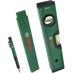 Bosch 1600A0387S m&auml;rgistuskomplekt, 2m kokku pandav joonlaud, 25cm lood, 0,05mm/m, pliiats, 3 tk