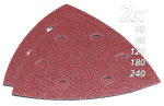 Delta liivapaberilehed G60, 80, 120, 180, 240 (2tk / tk) B-21618 MAKITA