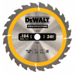 Saeketas Construction 184x16mm 24T DT1939-QZ DEWALT