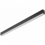 LED-laevalgusti LUNA-A, 40W, 3200lm, 100&deg;, RA>80, PF>0,9, 4000K, 120cm, must; LD-LUN40WNB-00-A