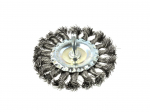Geko Bevel Twisted Knot Steel Wire Brush 100mm G00629, 100mm, 11,000rpm, 6mm, vastupidav terasest konstruktsioon