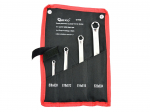 Geko Poleeritud Torx E-Ring V&otilde;tmete Komplekt G11149, E6-E24mm, 4tk, Kroomitud vanaadiumteras, Poleeritud pind