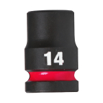 SHOCKWAVE&trade; IMPACT DUTY TRIECIENIZTURĪGAS UZGRIEŽŅU MUCIŅAS, 14 MM 1/2" IMPACT SOCKET STD - 1PC, 4932480308 MILWAUKEE